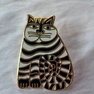 Laurel Burch "Shambala" Cat Pin
